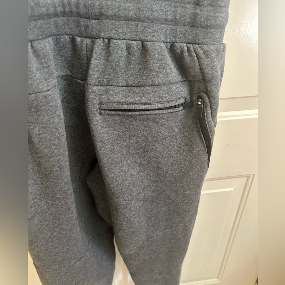 Tuxy Suit One Piece Sweatshirt Hoodie & Pants Jumpsuit  Loungwear Gray Men's S - Picture 6 of 10